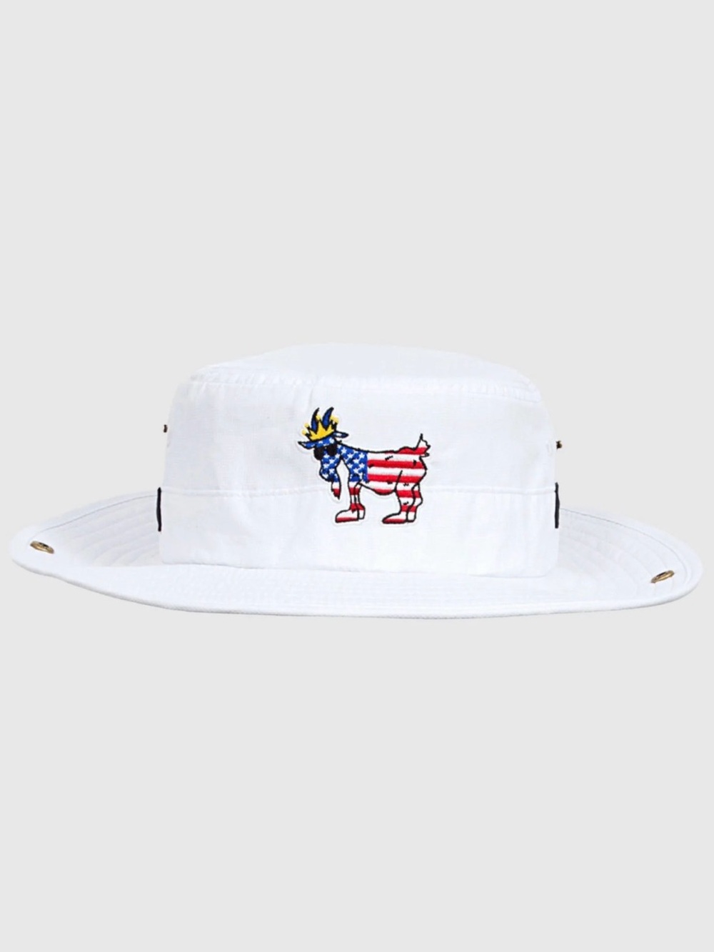 GOAT USA FREEDOM Bucket Hat with American Flag Goat Embroidered Logo